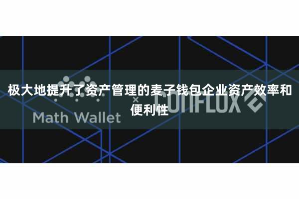 极大地提升了资产管理的麦子钱包企业资产效率和便利性